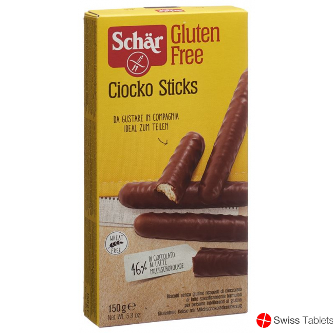 Schär Choco Sticks Glutenfrei 150g buy online