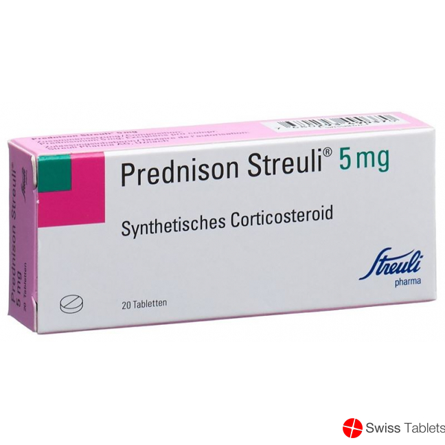 Prednison Streuli Tabletten 5mg 20 Stück buy online
