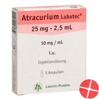 Atracurium Labatec 25mg/2.5ml 5 Ampullen 2.5ml