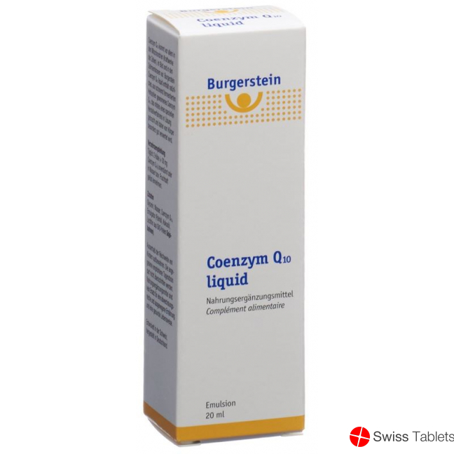 BURGERSTEIN Coenzym Q10 liq buy online