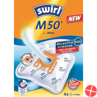 Swirl Staubfilterbeutel M50 4 Stück