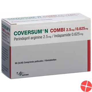 Coversum N Combi Filmtabletten 2.5/0.625mg 90 Stück