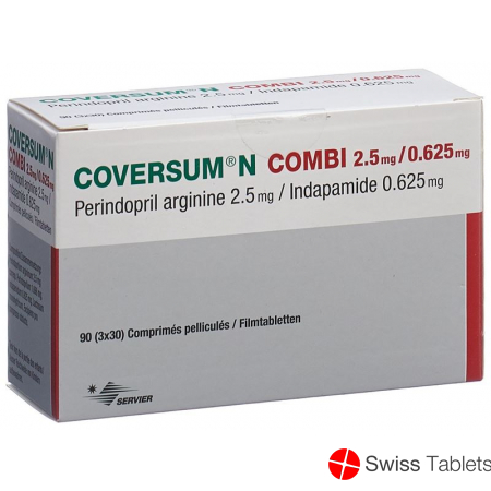 Coversum N Combi Filmtabletten 2.5/0.625mg 90 Stück buy online