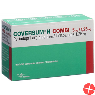 Coversum N Combi Filmtabletten 5/1.25mg 90 Stück