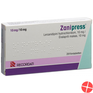 Zanipress Filmtabletten 10/10mg 28 Stück