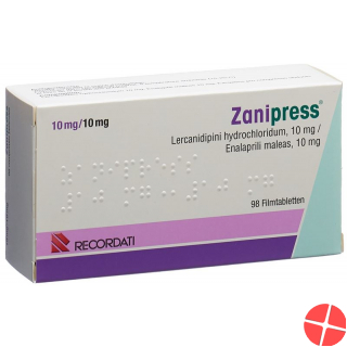 Zanipress Filmtabletten 10/10mg 98 Stück