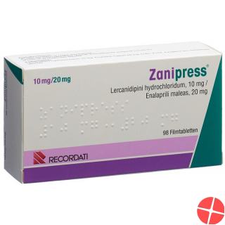 Zanipress Filmtabletten 10/20mg 98 Stück