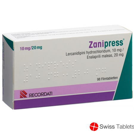 Zanipress Filmtabletten 10/20mg 98 Stück buy online