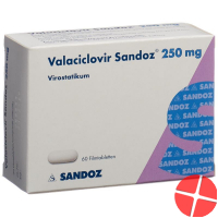 Valaciclovir Sandoz Filmtabletten 250mg 60 Stück