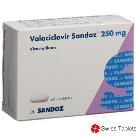 Valaciclovir Sandoz Filmtabletten 250mg 60 Stück buy online