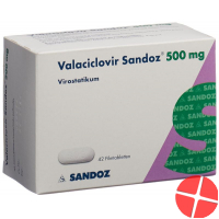 Valaciclovir Sandoz Filmtabletten 500mg 42 Stück