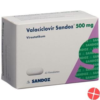Valaciclovir Sandoz Filmtabletten 500mg 42 Stück