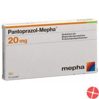 Pantoprazol Mepha Lactabs 20mg 15 Stück