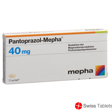 Pantoprazol Mepha Lactabs 40mg 7 Stück buy online