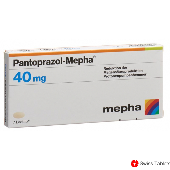Pantoprazol Mepha Lactabs 40mg 7 Stück buy online