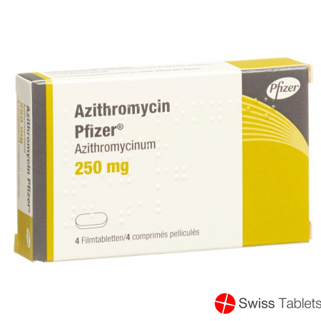 Azithromycin Pfizer Filmtabletten 250mg 4 Stück buy online