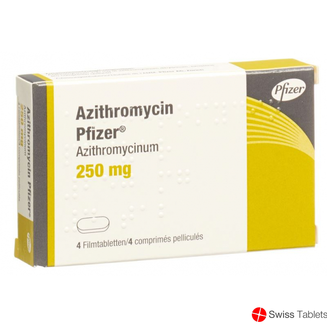Azithromycin Pfizer Filmtabletten 250mg 4 Stück buy online
