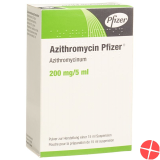 Azithromycin Pfizer Suspension 200mg/5ml 15ml