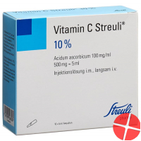 Vitamin C Streuli Injektionslösung 10% 10 Ampullen 5ml