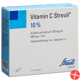 Vitamin C Streuli Injektionslösung 10% 10 Ampullen 5ml