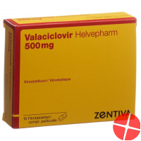 Valaciclovir Helvepharm Filmtabletten 500mg 10 Stück
