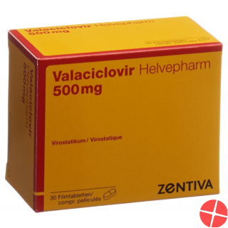 Valaciclovir Helvepharm Filmtabletten 500mg 30 Stück
