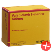 Valaciclovir Helvepharm Filmtabletten 500mg 42 Stück