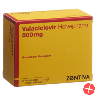 Valaciclovir Helvepharm Filmtabletten 500mg 42 Stück