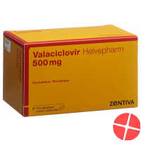 Valaciclovir Helvepharm Filmtabletten 500mg 90 Stück
