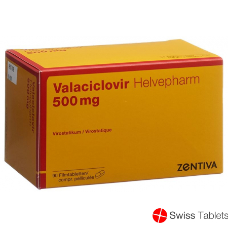 Valaciclovir Helvepharm Filmtabletten 500mg 90 Stück buy online