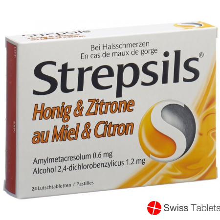 Strepsils Honig & Zitrone 24 Lutschtabletten buy online