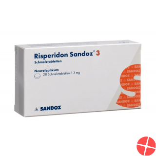 Risperidon Sandoz Schmelztabletten 3mg 28 Stück