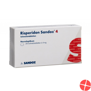 Risperidon Sandoz Schmelztabletten 4mg 28 Stück