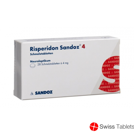 Risperidon Sandoz Schmelztabletten 4mg 28 Stück buy online