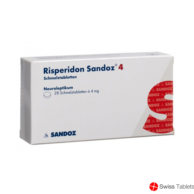 Risperidon Sandoz Schmelztabletten 4mg 28 Stück buy online