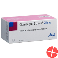 Clopidogrel Streuli Filmtabletten 75mg 84 Stück