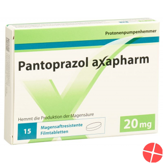 Pantoprazol Axapharm Filmtabletten 20mg 15 Stück
