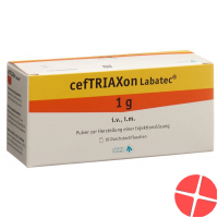 Ceftriaxon Labatec Trockensubstanz 1g Durchstechflasche 10 Stück