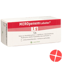 Meropenem Labatec 1 g 10 pieces intravenous solution vial