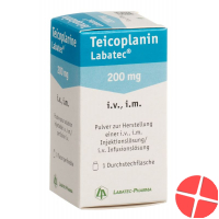 Teicoplanin Labatec 200 mg powder vial