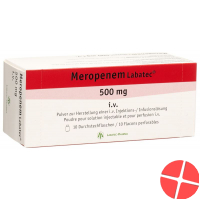 Meropenem Labatec 500mg i.v. Durchstechflasche 10 Stück