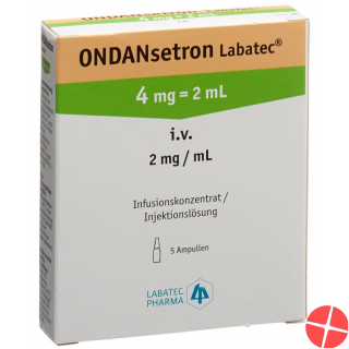 Ondansetron Labatec Infusionskonzentrat 4mg/2ml 5 Ampullen 2ml