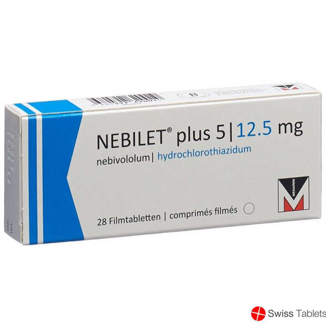 Nebilet Plus Filmtabletten 5/12.5mg 28 Stück buy online