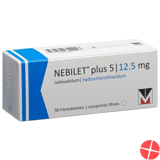 Nebilet Plus Filmtabletten 5/12.5mg 98 Stück