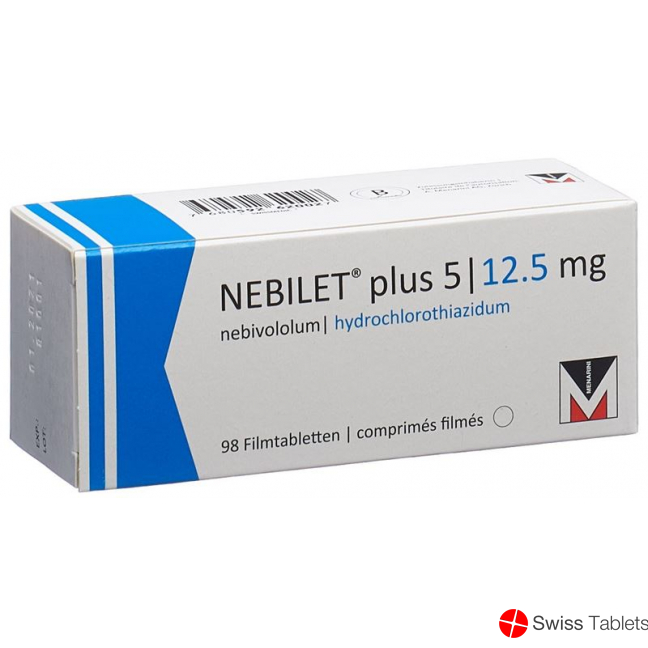 Nebilet Plus Filmtabletten 5/12.5mg 98 Stück buy online
