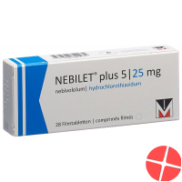 Nebilet Plus Filmtabletten 5/25mg 28 Stück