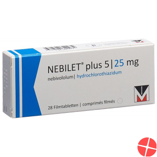 Nebilet Plus Filmtabletten 5/25mg 28 Stück