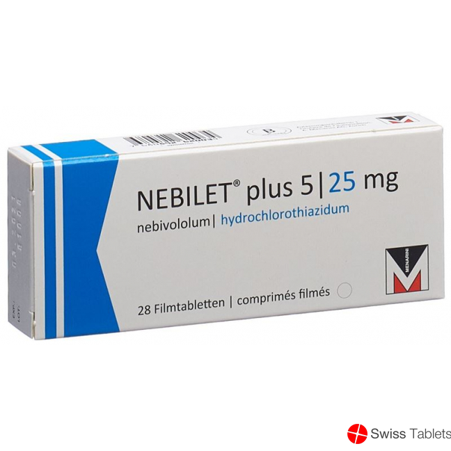 Nebilet Plus Filmtabletten 5/25mg 28 Stück buy online