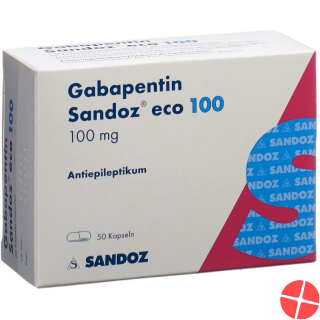 Gabapentin Sandoz Eco Kapseln 100mg 50 Stück