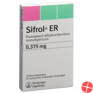 Sifrol ER Retard Tabletten 0.375mg 10 Stück